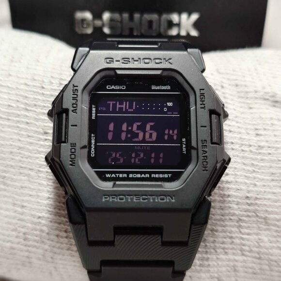 Casio G-Shock GD-B500-1JF Black Men's Watch Bluetooth Pedometer Slim Digital - Picture 1 of 10